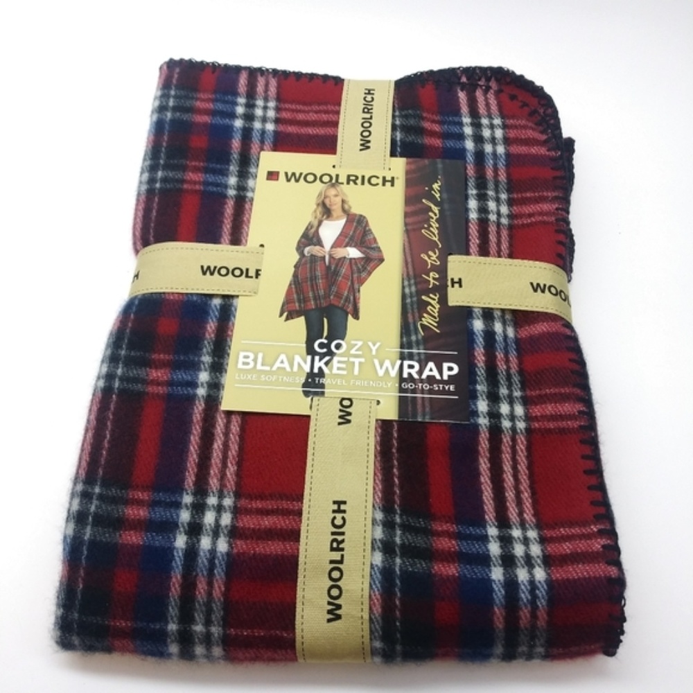 NWT Woolrich Cozy Blanket Wrap - Picture 4 of 5